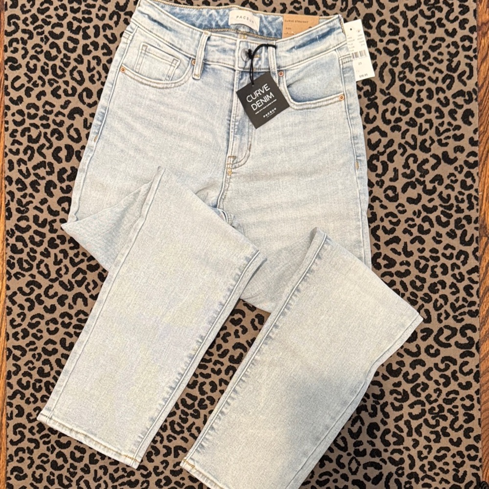 PacSun Light Blue High-Rise Curve Denim Jeans